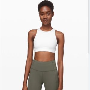 ENERGY BRA HIGH NECK |MEDIUM SUPPORT, B-D CUP | White